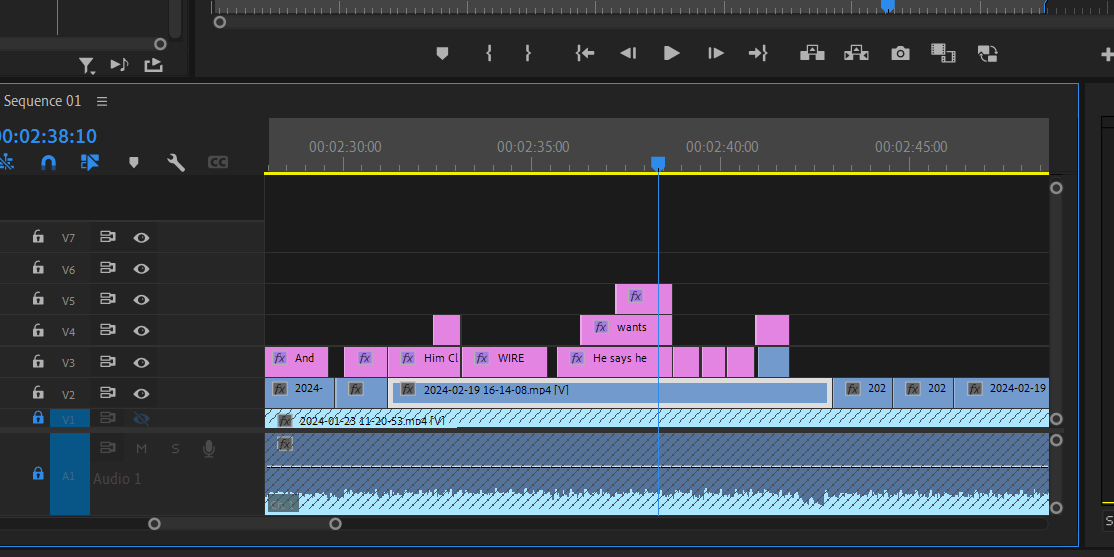 image of an editing timeline